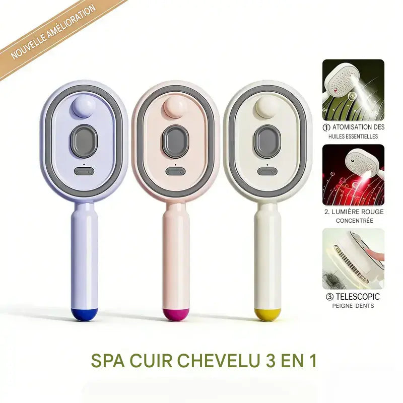 Peigne de massage électrique à coussin d'air