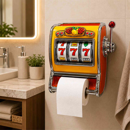 🎲 Last Day 50% OFF✨-🎰Retro Slot Machine Toilet Paper Holder for Fun & Quirky Bathroom Decor 🧻