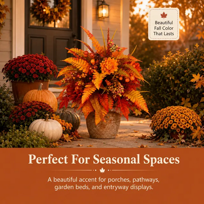 💥Hot Sale 50% Off 🍂 Autumn Harvest Floral Garden Stake Arrangement