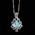 💙 Holiday Celebration 50% OFF ✨-Find Your Peace with This Beautiful Aquamarine Lotus Necklace ✨