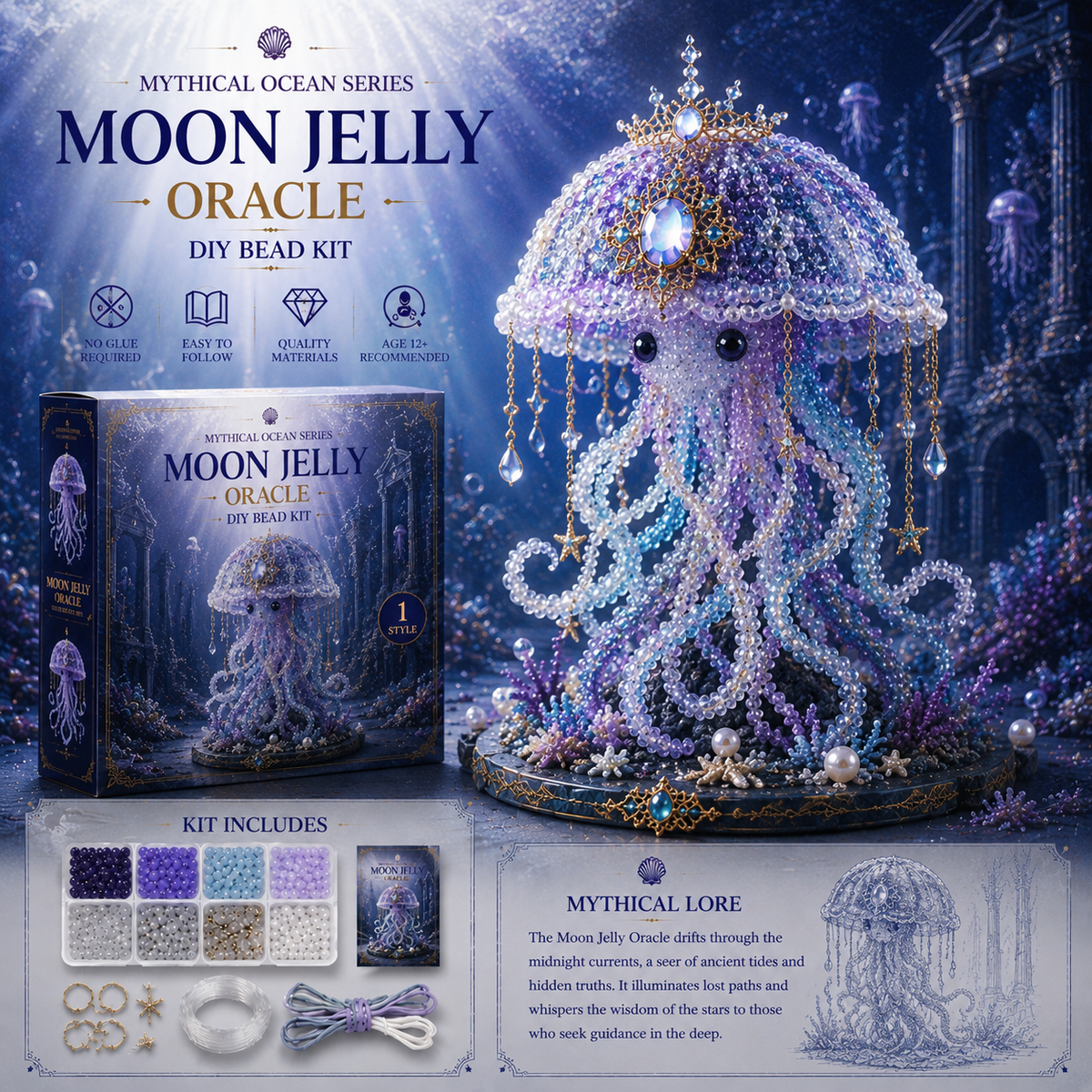 ⏰Last day Promotion 🔥-🌊 Mythical Ocean DIY Bead Kit