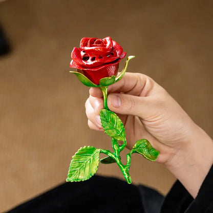 🌸 Holiday Celebration 50% OFF ✨-🌹Rose Aroma Meditation Incense Burner for Relaxing Moments 🕯️