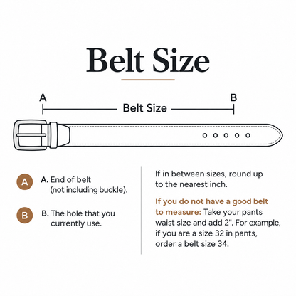 🔥 Last Day 50% OFF✨-🔥 Handmade Full-Grain Buffalo Leather Belt – Built to Last