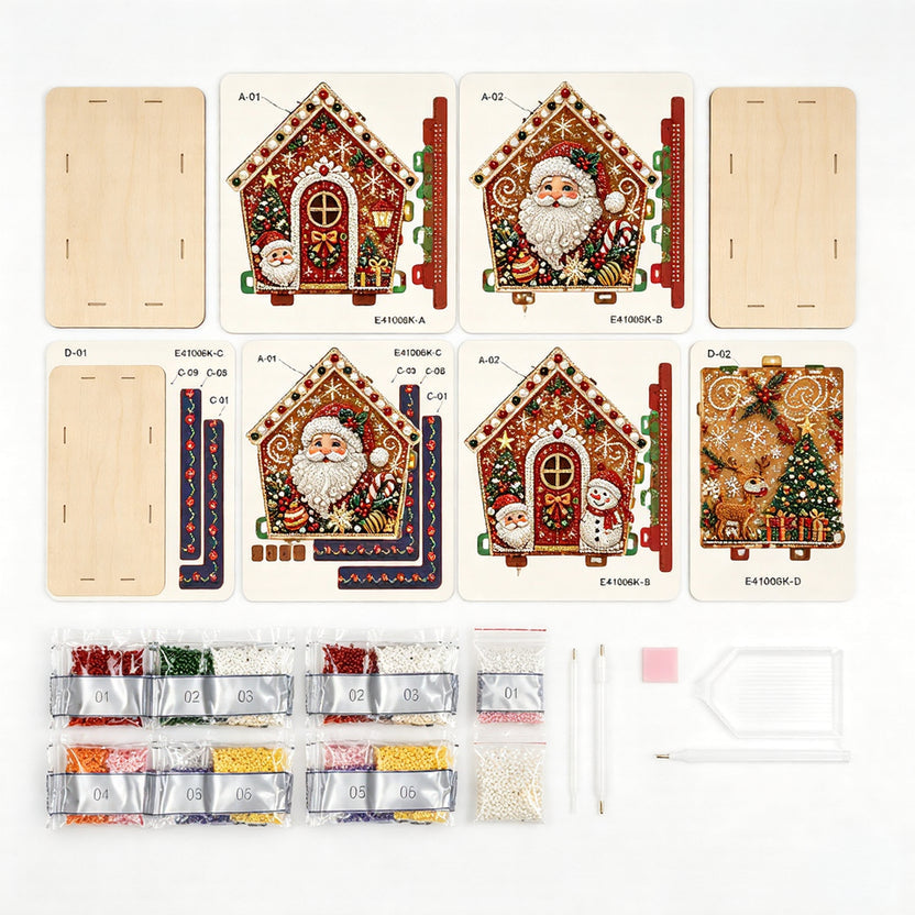 ⏰Last day Promotion 🔥-✨ DIY Pearl Art Christmas Collection for Creative Holiday Decorating 🎁