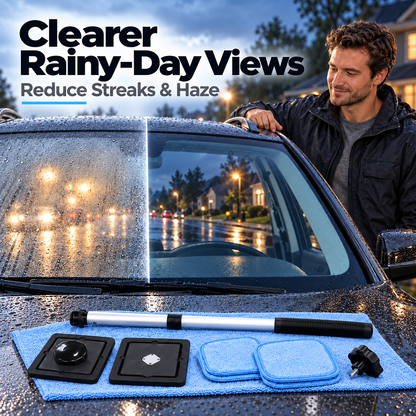 🎉 50% OFF — Save Big ✨-🚗 Dual-Sided Magnetic Windshield Cleaner – Clean Both Sides at Once
