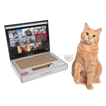 🐱🔥 HOT SALE 🔥 Laptop Cat Scratcher Funny Cardboard Scratch Pad That Keeps Cats Happy & Furniture Safe