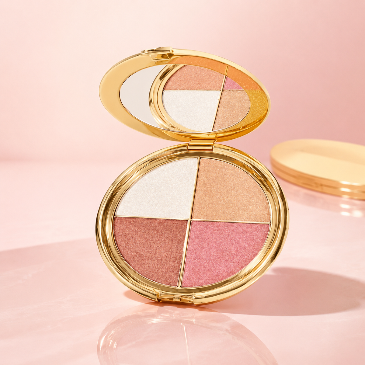 🔥 Last Day 50% OFF✨-4-in-1 Glow Palette for Radiant Makeup Looks Anytime 💄