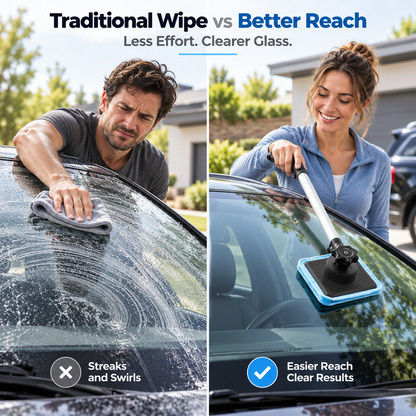 🎉 50% OFF — Save Big ✨-🚗 Dual-Sided Magnetic Windshield Cleaner – Clean Both Sides at Once
