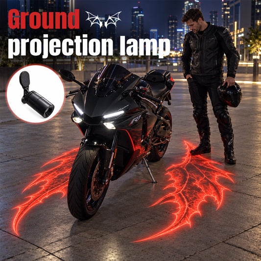 Motorcycle Devil Wing Ground Projection Lights