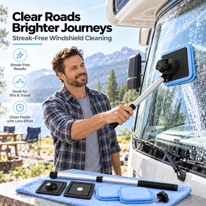 🎉 50% OFF — Save Big ✨-🚗 Dual-Sided Magnetic Windshield Cleaner – Clean Both Sides at Once