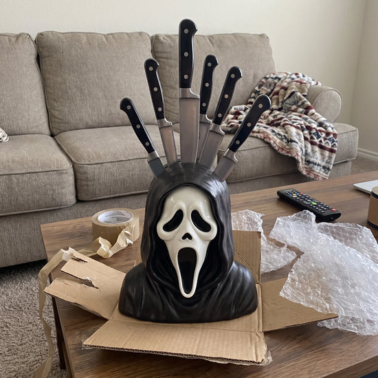 🎃 Horror Knife Block — A Creepy Kitchen Upgrade For Halloween Lovers🔪