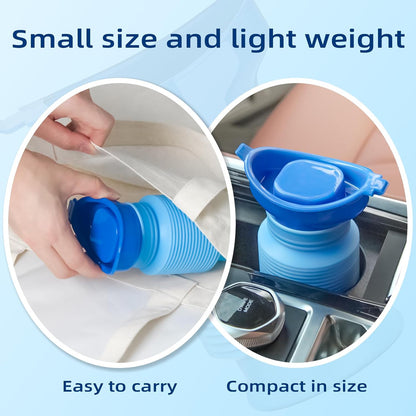 🚗 Portable Car Urinal – Foldable Emergency Toilet for Travel & Road Trips