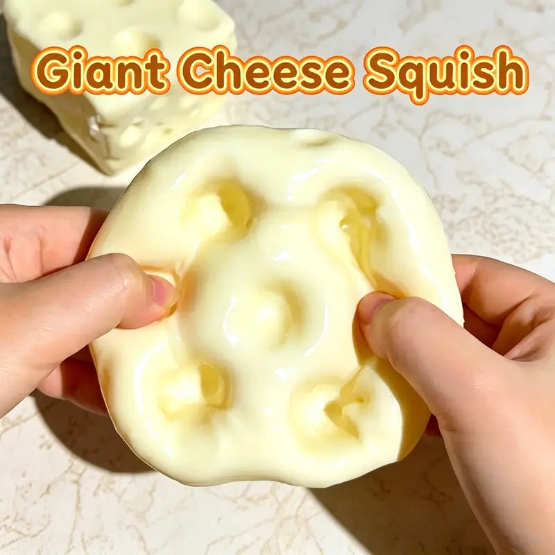 ⏰Last day Promotion 🔥-🧀 Slow Rising Cheese Squishy Fidget Toy for Endless Squeeze Fun ✨