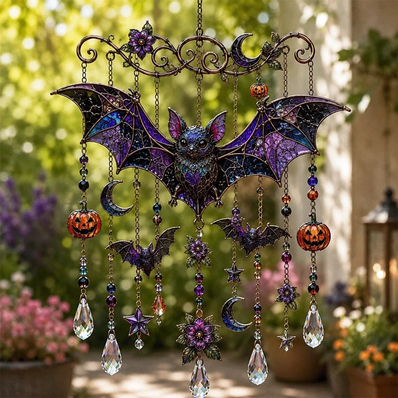 ⏰Last day Promotion 🔥-🎃Halloween Suncatcher Wind Chime👻