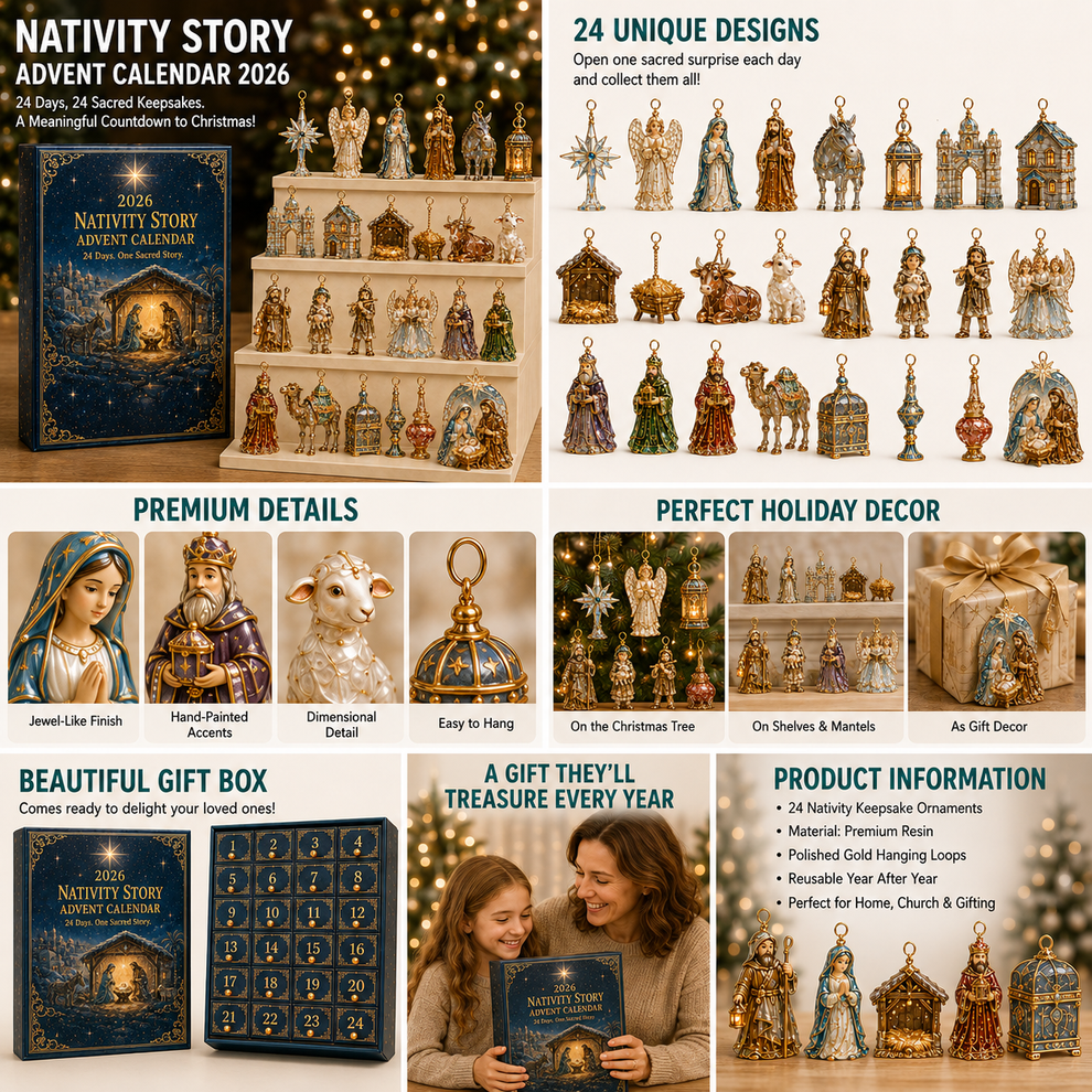 ⏰Last day Promotion 🔥-🎄2026 Advent Calendar – Celebrate the Coming of Jesus 🙏