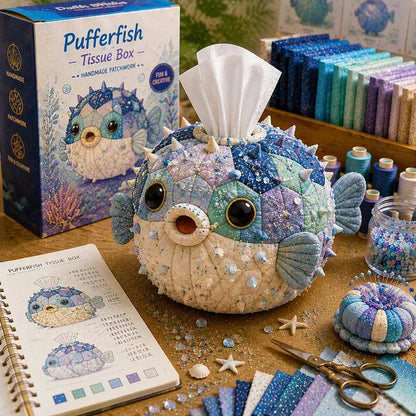 ⏰Last day Promotion 🔥-🐋Adorable Animal & Ocean Tissue Box Covers with This DIY Craft Kit ✨