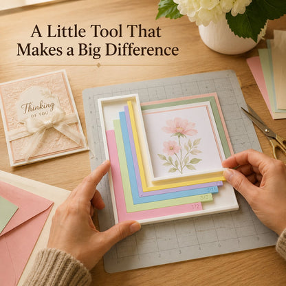 🔥 Last Day 47% OFF - Card Making Alignment Guides Set | Create Perfectly Aligned Handmade Cards Without Guesswork or Crooked Corners ✨