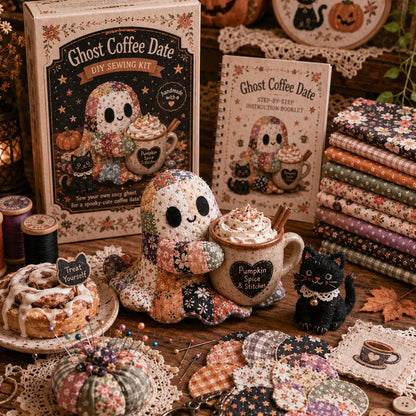 🔥52% Off Last Day - 👻 Little Ghost’s Cozy Halloween DIY Patchwork Kit