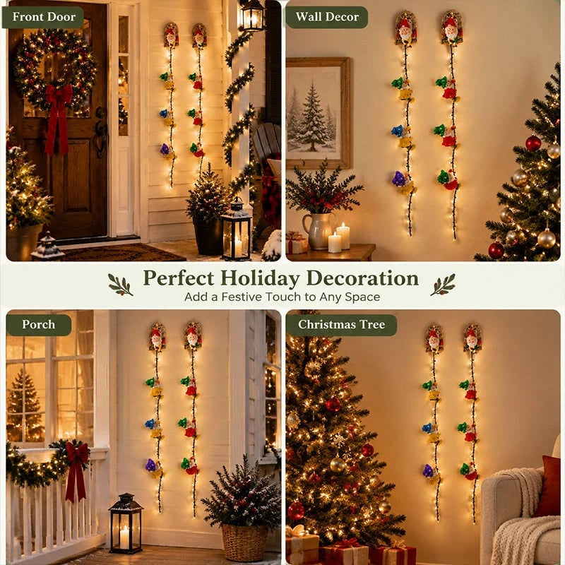 🎉 Last Day 50% OFF✨-🎄Christmas Gnome String Lights for Cozy Holiday Glow & Festive Home Decor 🧙‍♂️