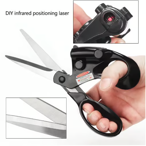 ⏰Last day Promotion 🔥-✂️Laser-Guided Precision Scissors for Accurate Cuts Every Time 🎯