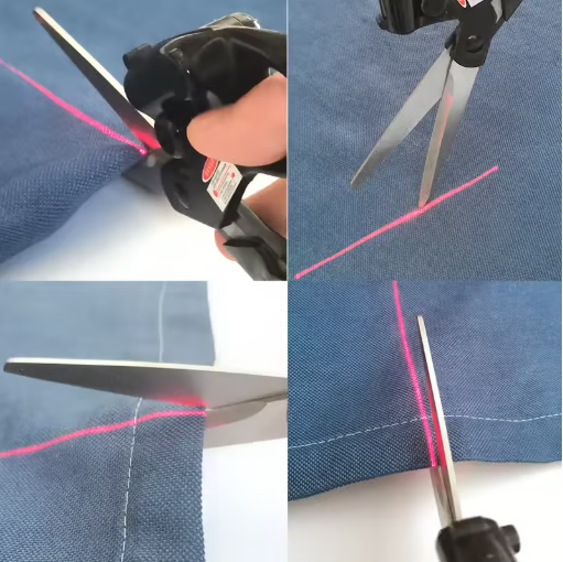 ⏰Last day Promotion 🔥-✂️Laser-Guided Precision Scissors for Accurate Cuts Every Time 🎯