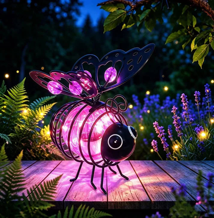 ⏰🔥50K+ SOLD! Solar-powered hanging bee lamp🌞🌜
