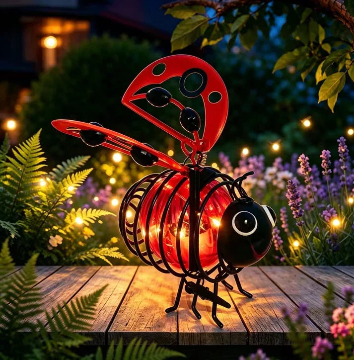 ⏰🔥50K+ SOLD! Solar-powered hanging bee lamp🌞🌜