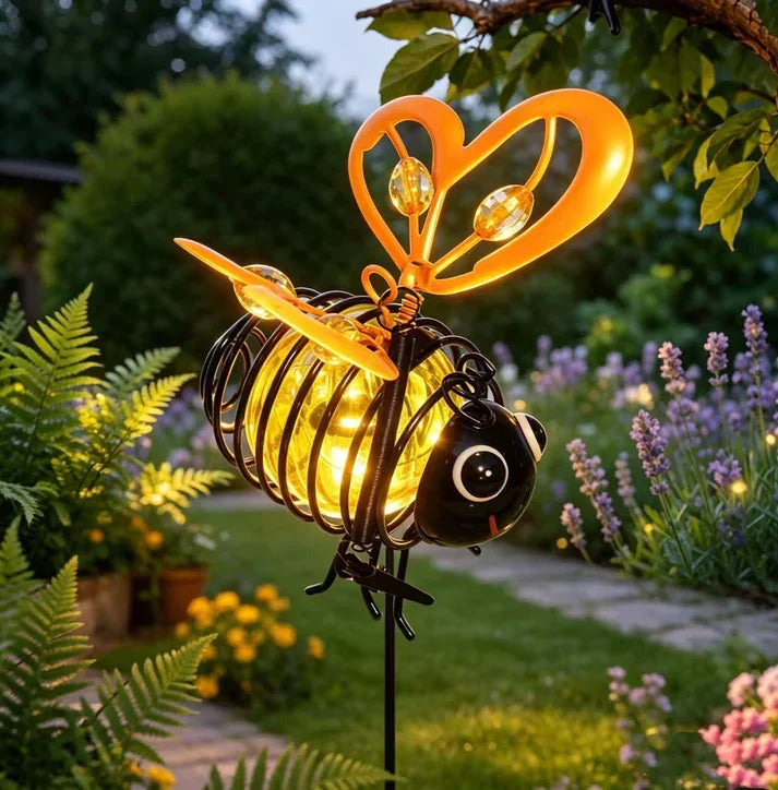 ⏰🔥50K+ SOLD! Solar-powered hanging bee lamp🌞🌜