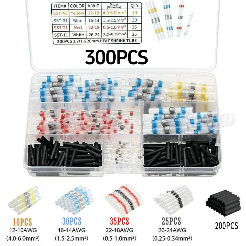⏰Last day Promotion 🔥-💧 Waterproof Solder Wire Connectors for Secure, Long-Lasting Wire Repairs 🔧