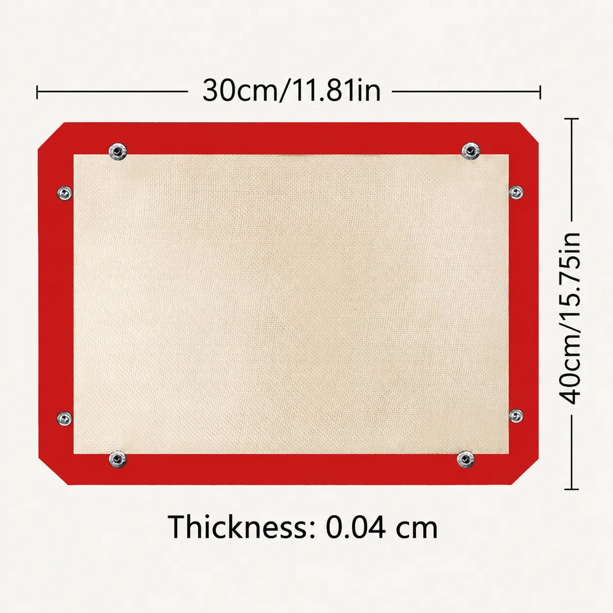 🍗 Last day Promotion ✨-Bake Mess-Free with This Clever Snap-On Silicone Mat! ✨