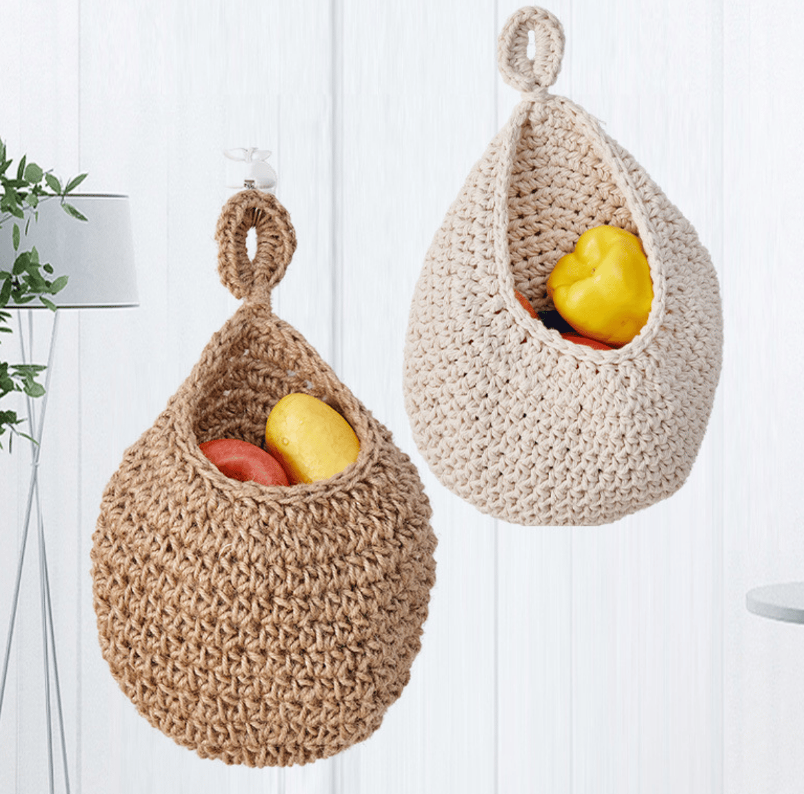 🔥 Holiday Celebration 50% OFF ✨-🍎 Hanging Fruit Basket for Space-Saving Kitchen Storage & Easy Organization ✨