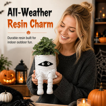 🪴 Last Day 50% OFF✨-🧙‍♀️Whimsical Halloween Hanging Leg Planter for Fun  🌵