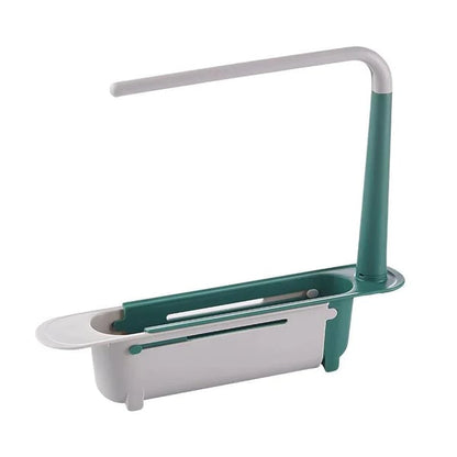 🔥Last day Promotion ⏰-🧽 Telescopic Sink Rack Perfect for Organizing Kitchen Essentials ✨