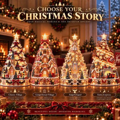 🎄Christmas Village Lightscape Tree-🤩50% OFF