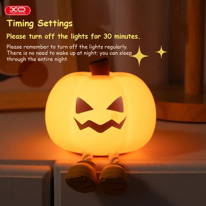 😴 Last Day 50% OFF✨-🎃Ultimate Pumpkin Night Light for a Cozy Halloween Glow All Night Long ✨