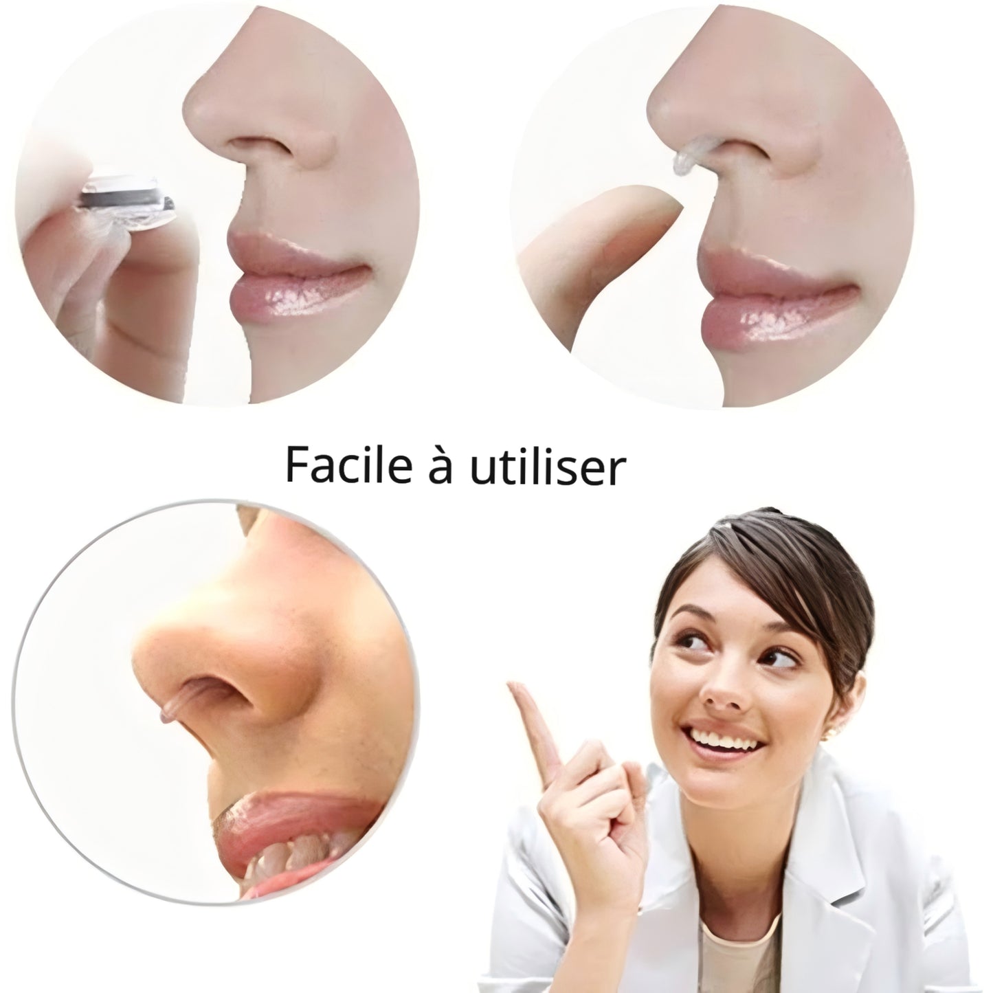 Filtre nasal invisible anti-poussière