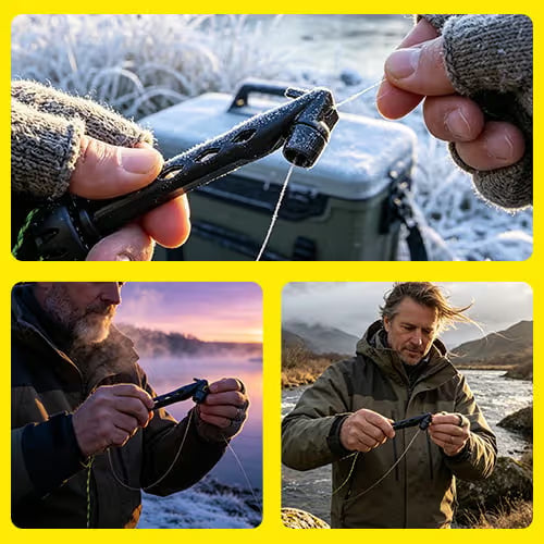 ⏰Last day Promotion 🔥-🎣 Magnetic Fly Threader & Knot Tool for Faster, Easier Fly Fishing Setup 🧲