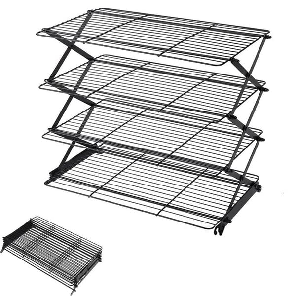 ⏰Last day Promotion 🔥-✨ Foldable Cooling Rack Makes Baking Easier and Kitchens Tidier 🍪
