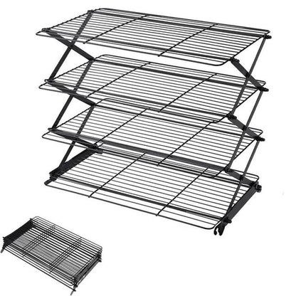 ⏰Last day Promotion 🔥-✨ Foldable Cooling Rack Makes Baking Easier and Kitchens Tidier 🍪