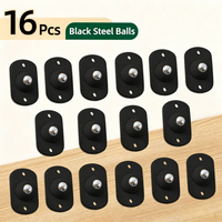 16 Pcs Black