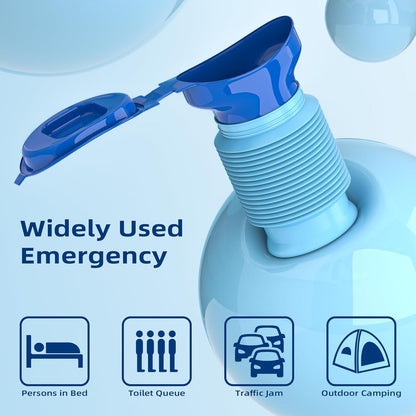 🚗 Portable Car Urinal – Foldable Emergency Toilet for Travel & Road Trips