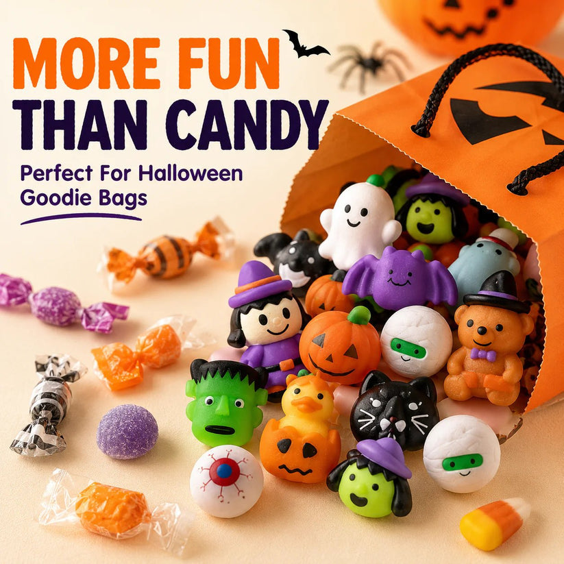 🔥 LAST DAY 50% OFF! 🎃 30PCS Halloween Mochi Squishy Toys 👻