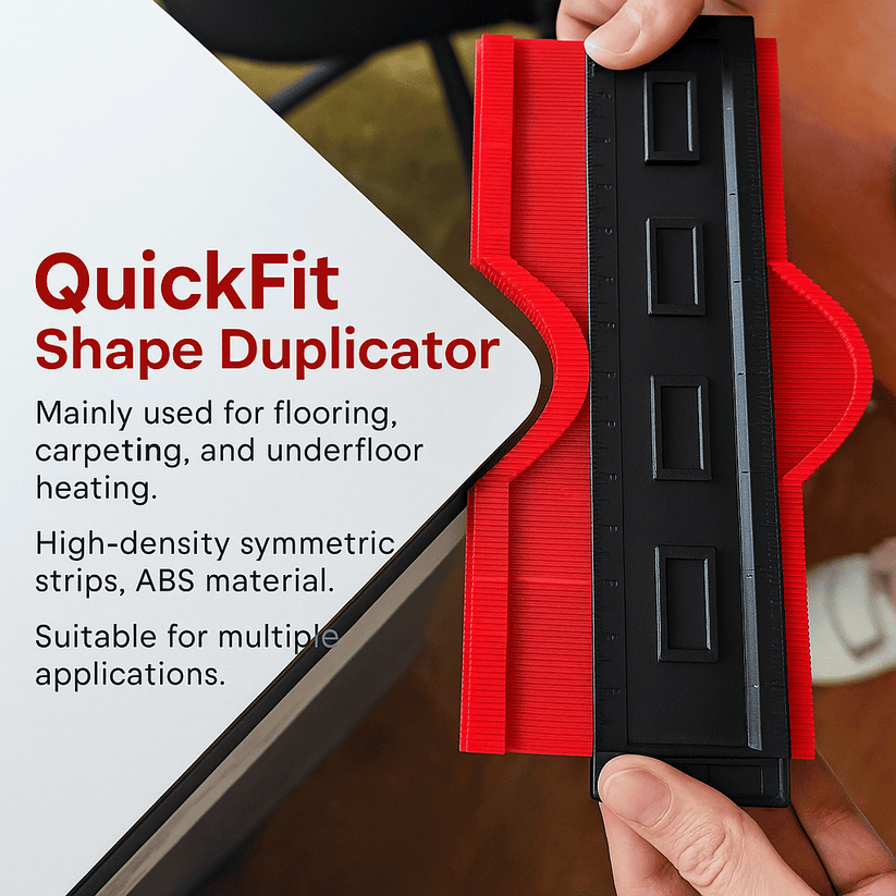 🔧 QuickFit™ Shape Duplicator Makes Complex Shapes Easy to Copy & Fit ✨