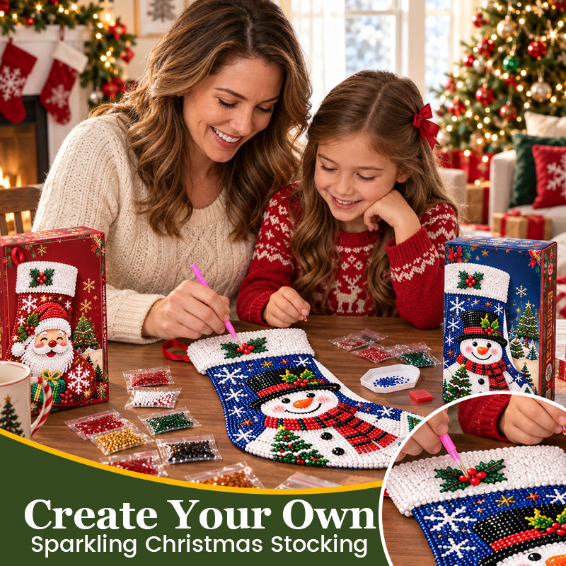 🔥 Last Day 50% OFF✨-DIY Diamond Painting Christmas Stocking Kit - 6 Designs