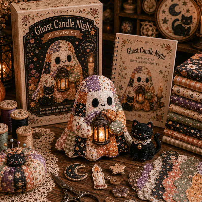 🔥52% Off Last Day - 👻 Little Ghost’s Cozy Halloween DIY Patchwork Kit