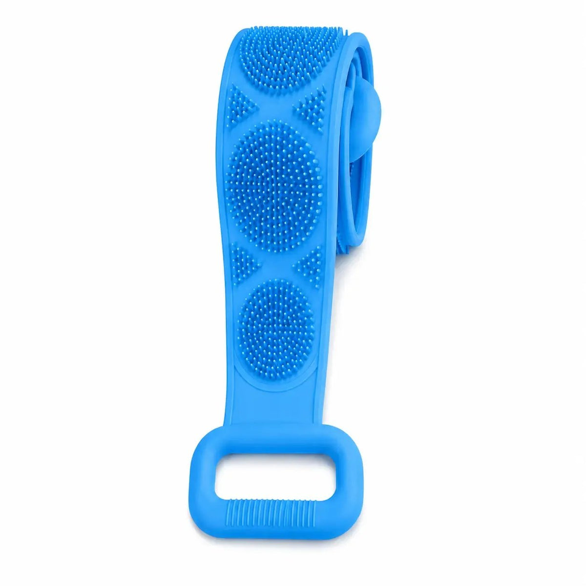 🔥LAST DAY 50% OFF - 🚿🛁 Silicone Shower Back Scrubber Belt – Double-Sided Exfoliating Shower Body Brush with Mesh Sponge for Deep Cleaning