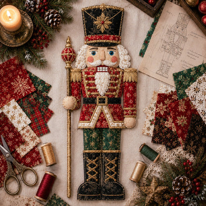 🔥 Holiday Celebration 50% OFF ✨-🎅Christmas Patchwork Fabric DIY Decor Kit for Fun Holiday Crafting & Festive Home Decor 🎄