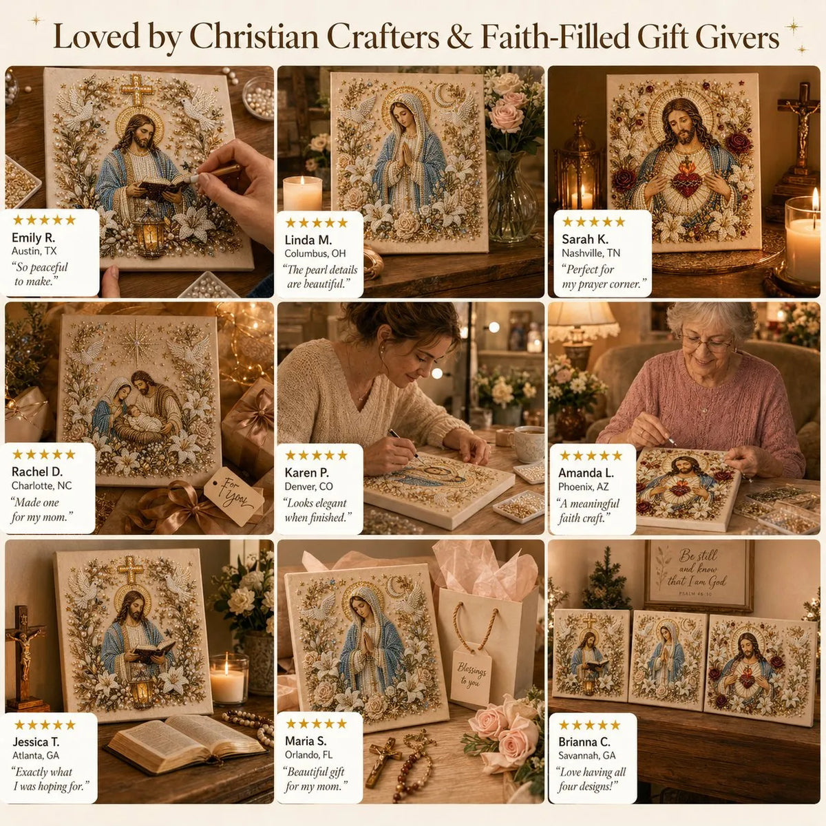 🔥 Last Day 75% OFF – ✝️DIY Jesus Pearl Art Kit – Faith-Inspired 3D Beaded Christian Wall Artwork