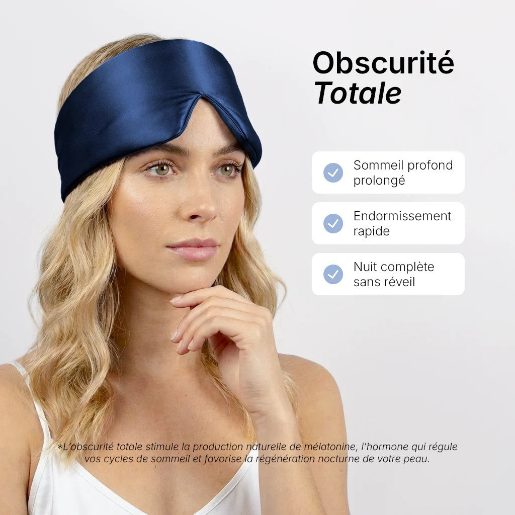 Masque de Nuit en Soie Cloud-Contour-Pure Soie de Mûrier