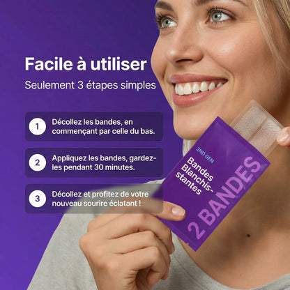 Bandes de blanchiment dentaire